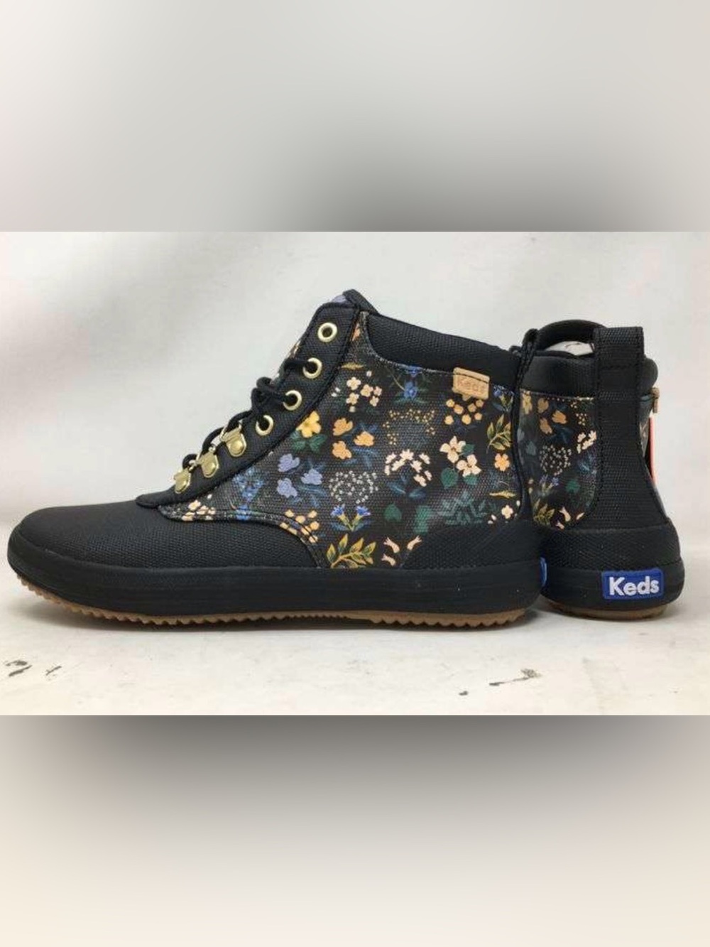 Keds x Rifle Paper Co. | NWOT - Wildflower Scout Boot - Black - Size 6.5